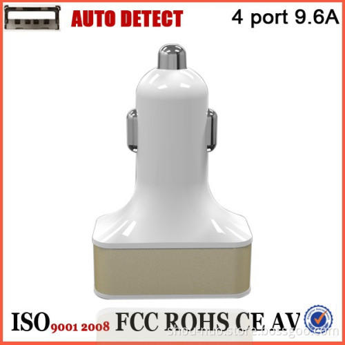 2015 mobile accessory quad 4 port usb vehicle adapter 48w,9.6a vehicle car charger